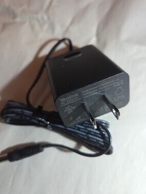 Yealink AC Adapter Wired Wall Charger - Black ( Original)